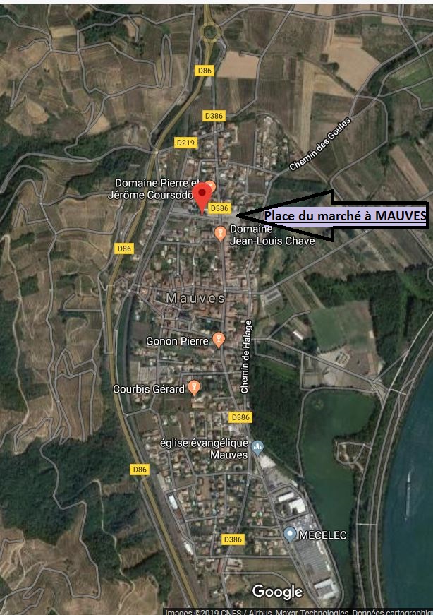 Place marche mauves