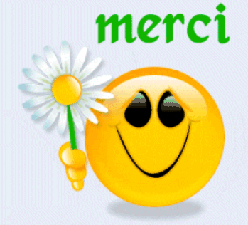 Smiley merci
