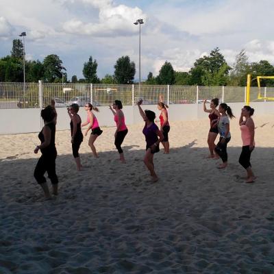 15 juin 2015  Les pieds das sable ZUMBA